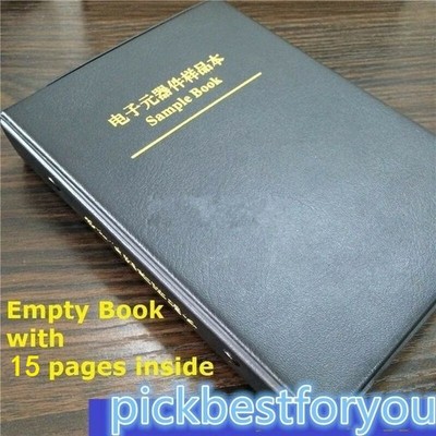 Sample Book with 15 Empty pages For 0402/0603/0805/1206 SMD Components  &ex