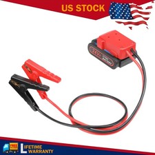 Car Jump Starter Adapter for Milwaukee M18 18V Battery 3FT 12AWG Alligator Clips
