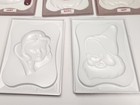 1950s Snow White Seven Dwarfs Plastic Celluloid Molded Wall Plaques In Box 5x7 — photo 6