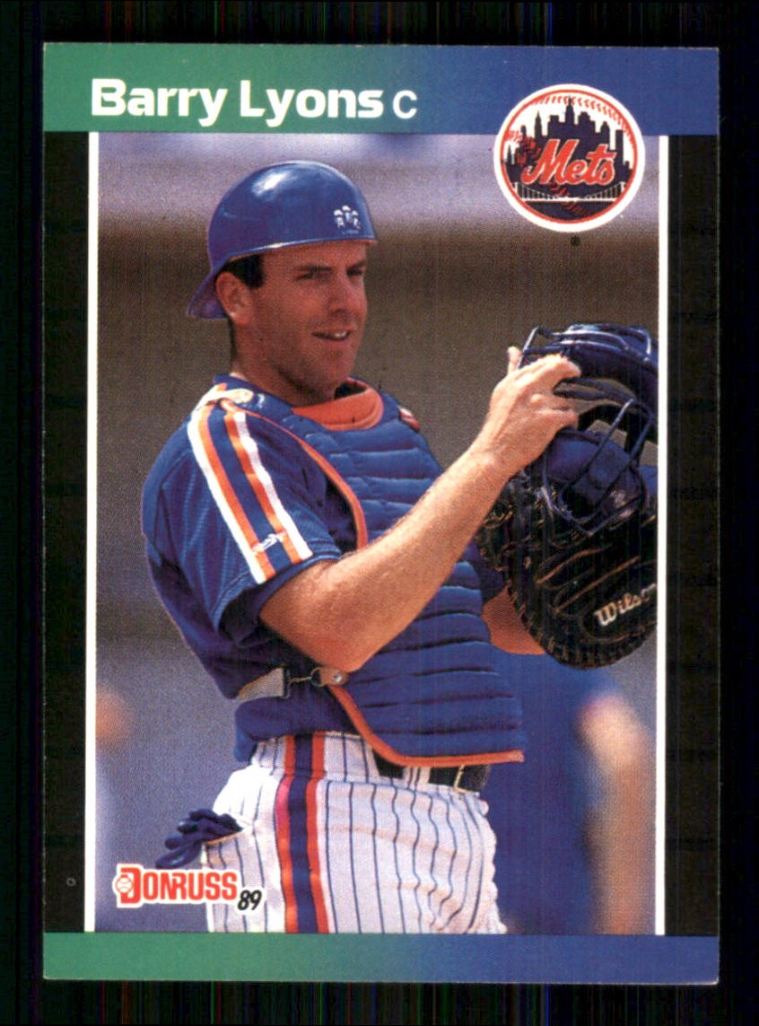 1989 Donruss #572 Barry Lyons New York Mets TW5066