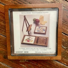 Sudberry House Trivet 6" x 6" for Needlework Wooden Screw Back