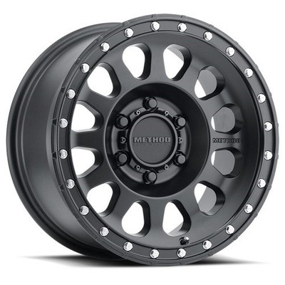 17x8.5 Method MR315 Matte Black Wheels 6x135 (0mm) Set of 4