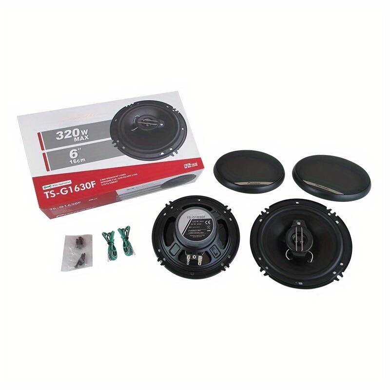 : 1 Pair 320w, 6" 3-way Coaxial For Quality Audio