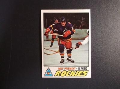 1977-78 Topps Hockey Wilf Paiement Card # 130