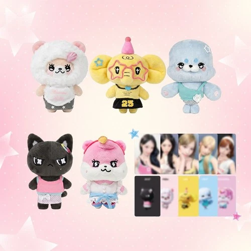 RESCENE REMINI Plush Keyring Pretty girl Ver + 2 Photocards Set.