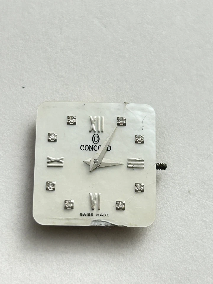 Concord DIAL MOVEMENT QUARTZ ETA 976.001 DATE 7 JEWELS SWISS MADE (O339) - Bild 3 von 4