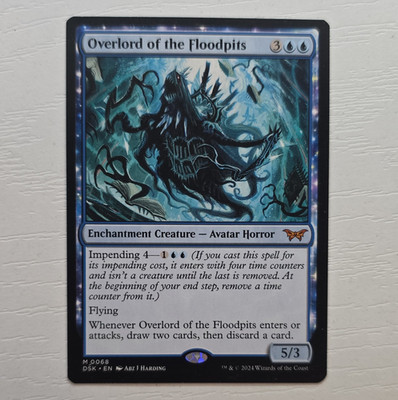 Overlord of the Floodpits Duskmourn Mythic Regular Full Art EN 68
