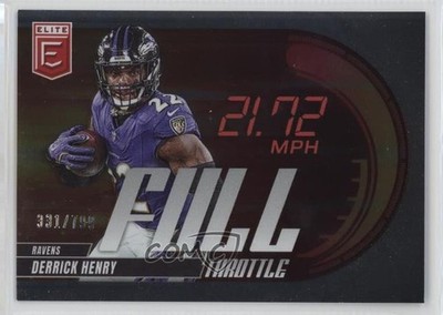 2025 Panini Donruss Elite Full Throttle 331/799 Derrick Henry #8 3c2