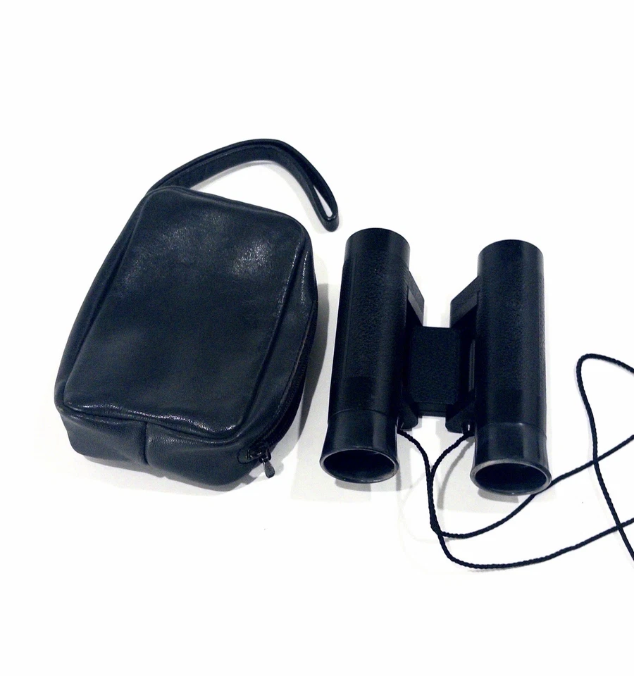 Binoculares de bolsillo Zeiss 8x20 B Alemania Occidental con estuche de cuero original Foto 3 de 4