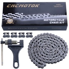 420 Motorcycle Chain Chain Breaker,420 Standard Roller Chain 132 Link for 11...