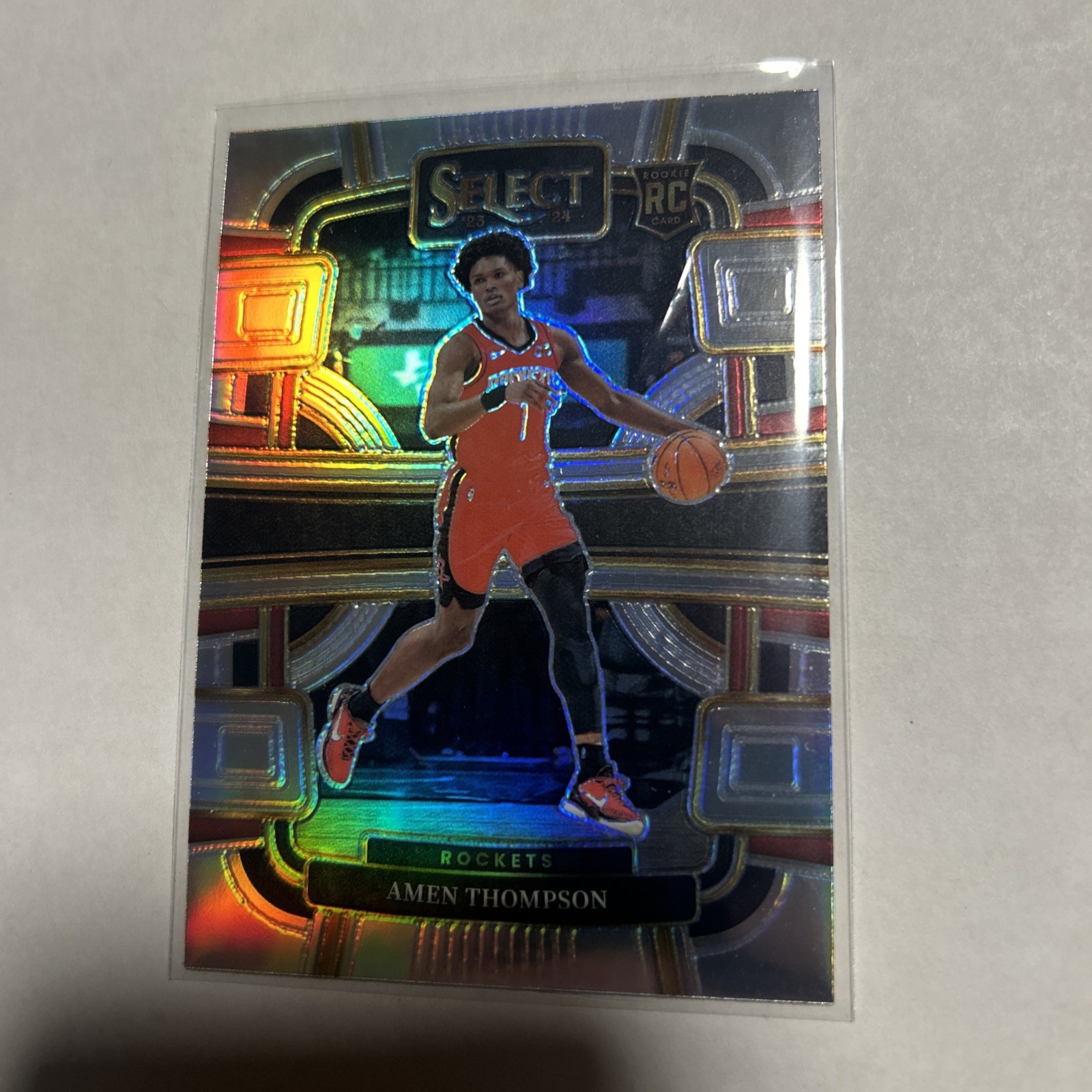Amen Thompson #96 Silver Prizm 2023-24 Panini Select Concourse