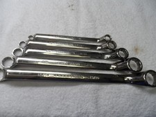Craftsman Professional Usa Nos Deep Offset Polish Sae Wrench Set 5 Pcs Used