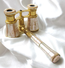 ANTIQUE LEMAIRE FABT - MOTHER OF PEARL FRENCH OPERA/BINOCULARS - RARE DESIGN
