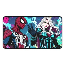Spiderman Gwen Anime DisneyWorlds Desk Mat Mouse Pad Gaming