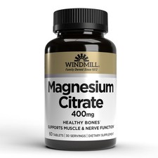 Windmill Natural Vitamins Magnesium Citrate 4...