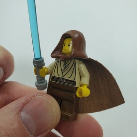 Lego Star Wars Young Obi-Wan Kenobi Minifigure sw0024 7161 Yellow Head