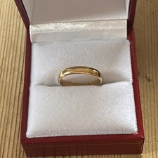 Vintage 9ct Gold Wedding Band 9 Carat Gold Ring Size J