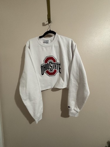Champion Ohio State Cropped Sweatshirt Size Large
