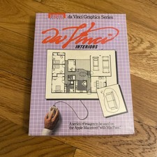 Hayden Da Vinci interiors software for Macintosh MacPaint sealed