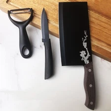 3 Set Stainless Steel Kitchen Knives Fruit Knife Paring Knife For Home Cooking