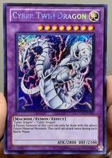 Yugioh 2013 Cyber Twin Dragon LCGX-EN180 Secret Rare NM w/Tracking