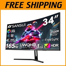 Ultrawide 34-Inch Gaming Monitor 3440x1440 165Hz