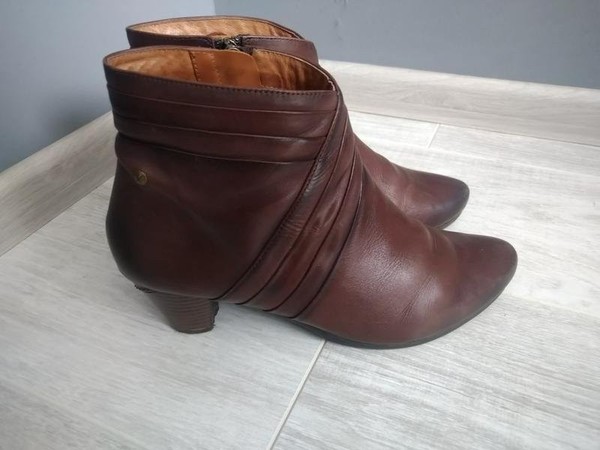 Women Pikolinos Ankle Boots Brown Leather 40