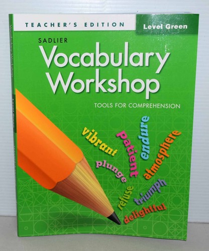 Vocabulary Workshop, Tools for Comprehension, Teacher Edition Grade 3 Lvl Green