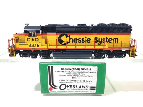 Overland OMI C&O GP40-2 Chesapeake & Ohio Chessie #4416 HO latón #087010083.1 | Zustand: New: Other (See Details)