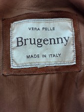 Giacca scamosciata uomo Brugenny italiana taglia media