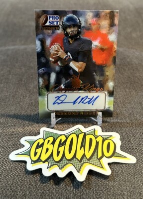 2021 Pro Set Power - Desmond Ridder - ROOKIE AUTOGRAPH - Campus Kings - Falcons