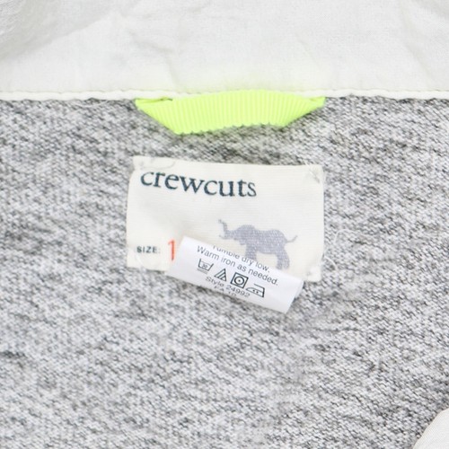 crewcuts Girls Button Front Silk Trim Cardigan Sweater 167235a9159854 Gray 10 - Picture 4 of 6