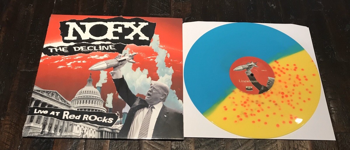新品未開封 NOFX 限定カラーLP Single Album NOFX The Decline Live At Red Rocks LP Color Vinyl-Rancid