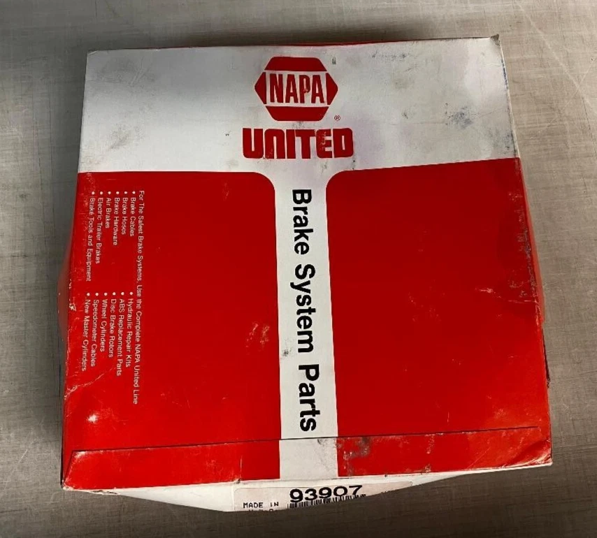 NAPA P/N 93907 CABO DE FREIO DE ESTACIONAMENTO 90-92 CADILLAC FLEETWOOD BROUGHAM NOVO EM FOLHA - Imagem 2 de 4