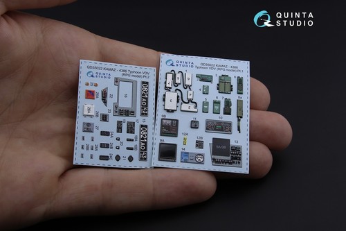 QD35022 Quinta Studio 1:35 KAMAZ K-4386 Typhoon VDV Interior 3D Decal- RPG-model - Picture 3 of 11
