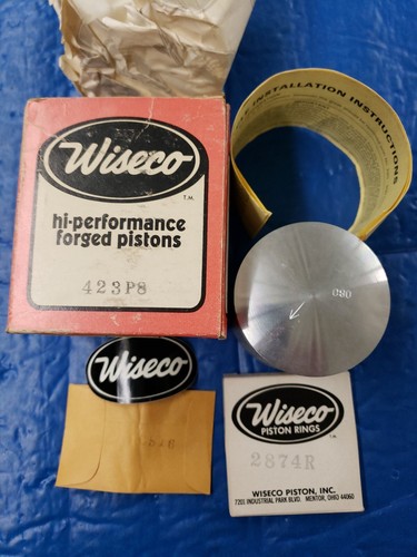 VINTAGE WISECO PISTON 423P8 KAWASAKI 750 H-2 MACH IV 1972 - 1975 73 mm 423M07300 - Picture 2 of 6