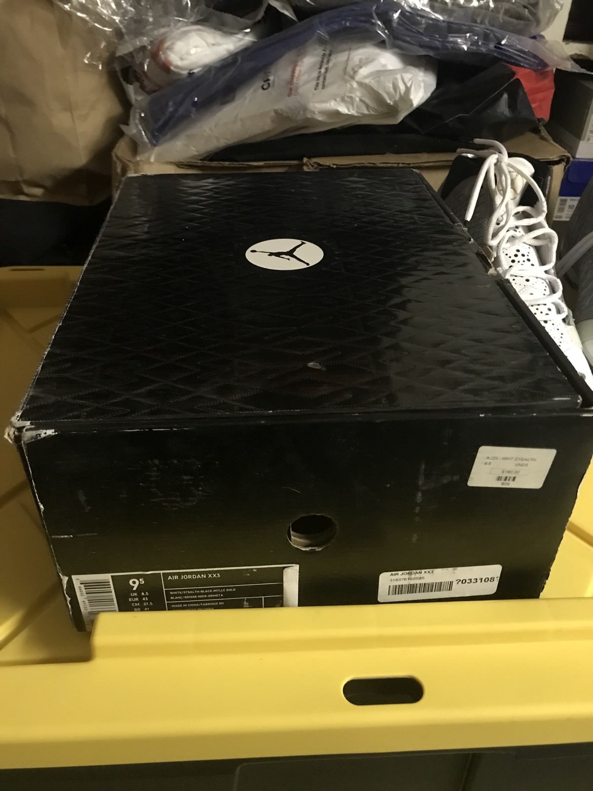Nike Air Jordan Jordan Air XX3 23 White Stealth 318376 102 Black Grey Gold White 2008. Used 3e8b19 Nike Air Jordan Jordan Air XX3 23 White Stealth 318376 102 Black Grey Gold White 2008. Used 3e8b19