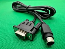DB9 Female RS232 to 8-Pin Mini Din Male Apple MAC Adapter Cable 70810 C2G 25041