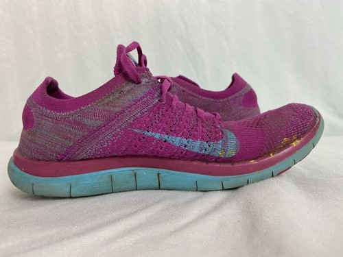 WOMENS NIKE FREE 4.0 Flyknit Size 8 (631050-501) - Picture 9 of 12