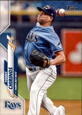 (40) 2020 Topps Series 2 YONNY CHIRINOS 40-Card Base Lot Rays #664