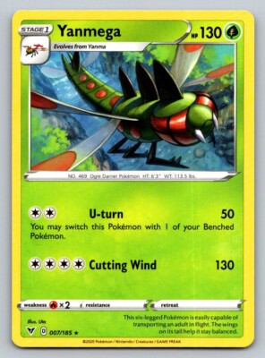 Pokémon Regular Rare Yanmega 007/185