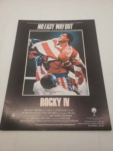 1985 Rocky IV - No Easy Way Out Sheet Music - Picture 2 of 4