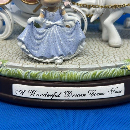 RARE Disney Precious Moments "A Wonderful Dream Come True" musical figurine - Picture 2 of 12
