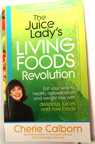 2 Books by THE JUICE LADY-Juicing for Health & Living Foods Revolution (PPB) VG - Imagen 2 de 4