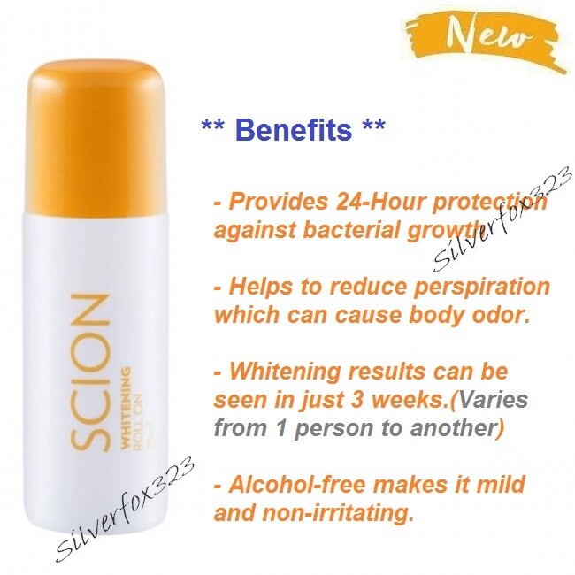 NUSKIN ❤4本ニュースキン　サイオンホワイトニングロールオンデオドラント NEW Nu Skin NuSkin SCION WHITENING Roll-On UnderArm