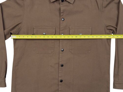 Camisa/chaqueta de lona Devium Chapman para hombre talla XXL marrón hecha en EE. UU. - Imagen 3 de 7