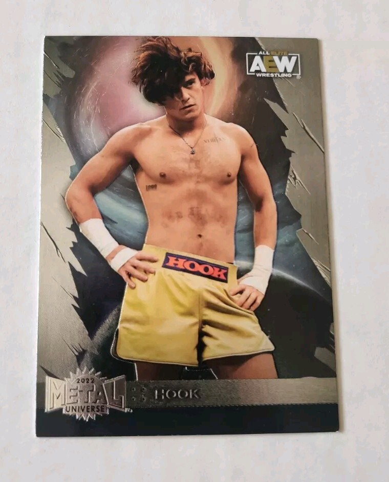 2022 Skybox Metal Universe AEW #98 Hook Wrestling Card