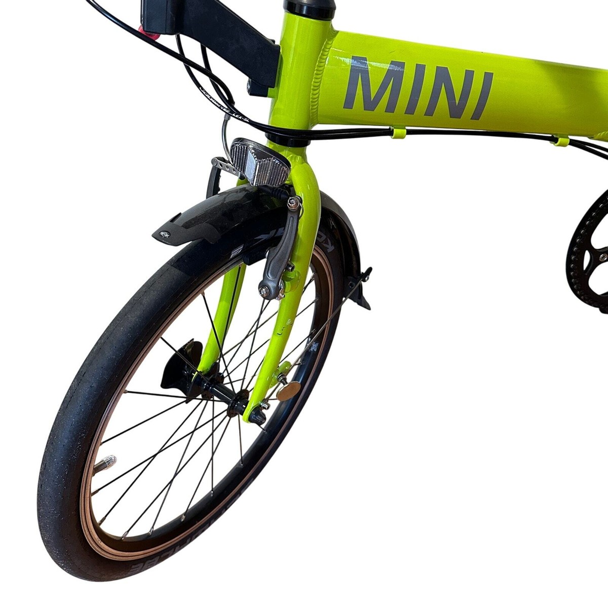 BMW Mini Cooper Foldable Bike Bicycle Bright Yellow/Lime Green