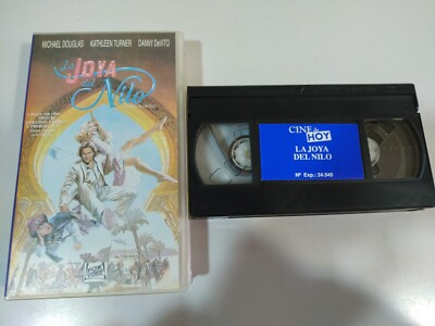 La Joya del Nilo Michael Douglas Kathleen Turner - VHS Tape Español