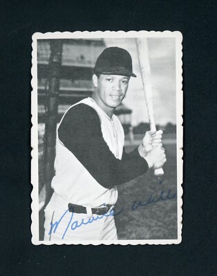 Maury Wills 1969 Topps Deckle Edge - Montreal Expos #24 NM+